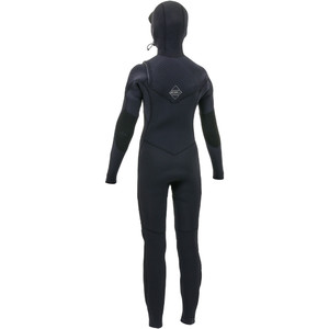 2024 O'Neill Youth Hyperfreak+ 5/4mm Chest Zip GBS Hooded Wetsuit 5352 - Black